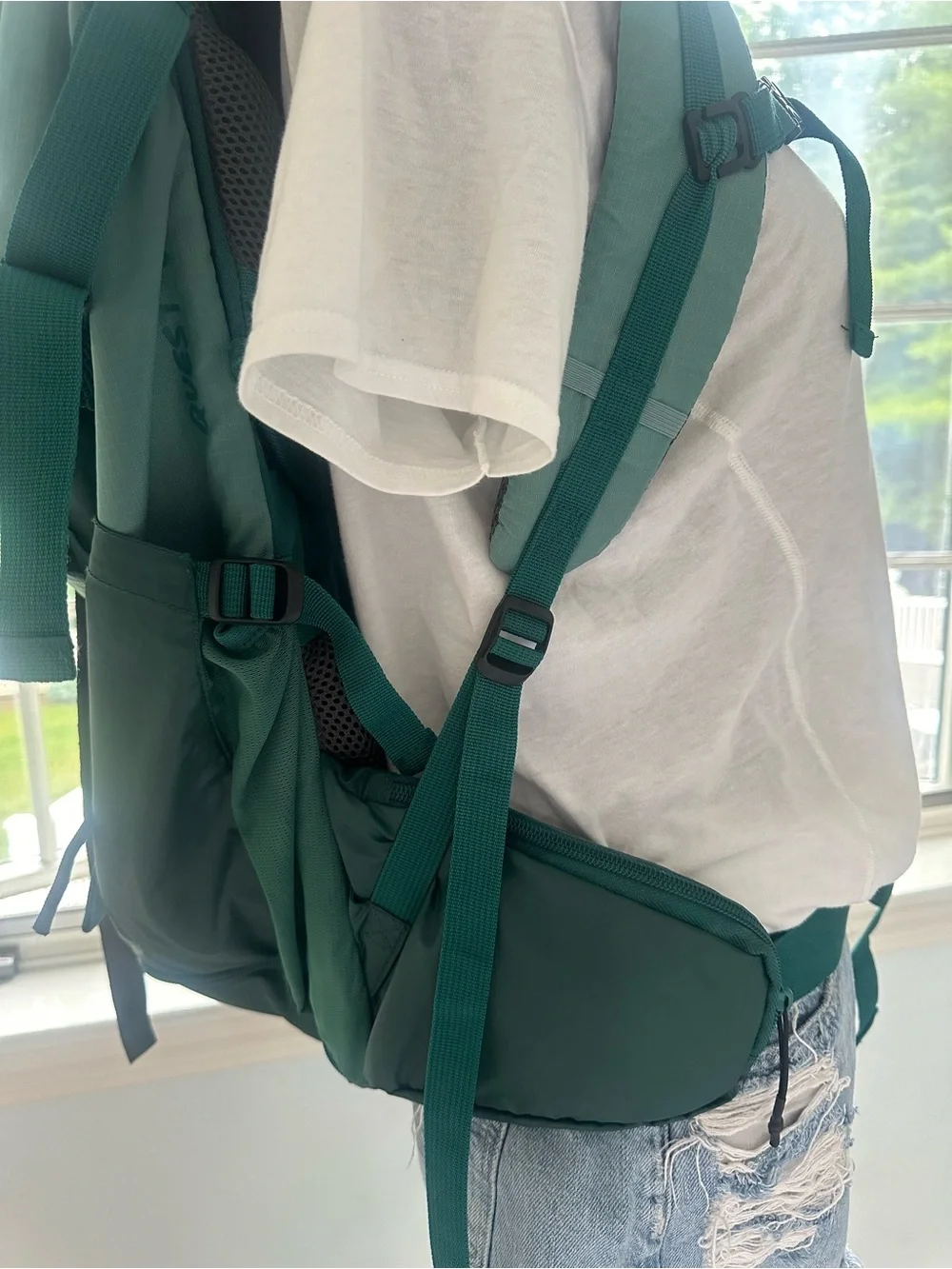 Quest Expedition 65L Internal Frame Gorpcore CabinCore Backpack Green
